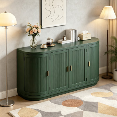 Buffet moderne de couleur unie multifonctionnel