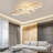 23.6 x 35.4" Modern LED Flush Mount Ceiling Light White