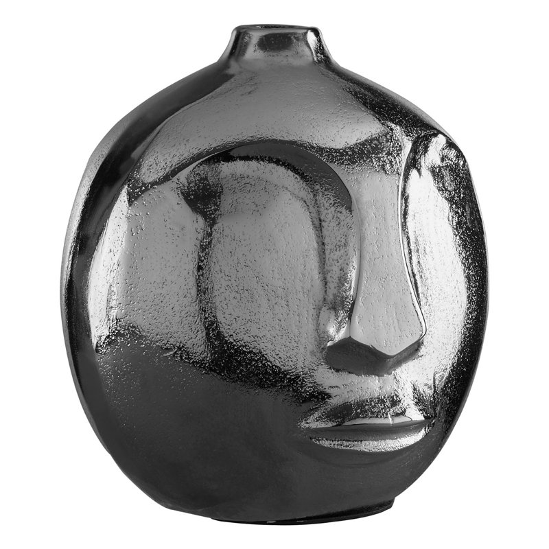 Becerra Metal Table Vase, 21cm H x 19cm W x 17cm D