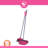 W Home Broom and Dustpan Set for Home, Fine Long Bristles, Multi-Surface Cleaning Brush