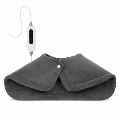 Wearable Heating Pad For Back, Neck & Shoulders, Relaxing Muscle Warmer With 3 Heat Settings & 2-Hour Auto-Off, Ergonomic Fit Design, Ideal Gift For Women, Men, Parents & Seniors