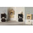 Reeded Nightstand With 1 Drawer, Open Shelf Storage Built-in Outlets USB Type-C Charging Station Set of 1-717568677-720913635