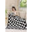 Checkered Pattern Luxury Soft Throw Blanket-114351956