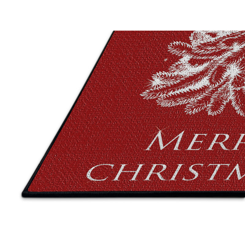 Tapis rouge Christmas, Rectangle 3 pi x 5 pi