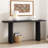 U_STYLE Stylish Console Table With Pine Veneer And Geometric Legs,Suitable For Living Room, Study And Dining Room-1773157439