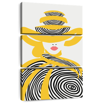 Chic Yellow Lady