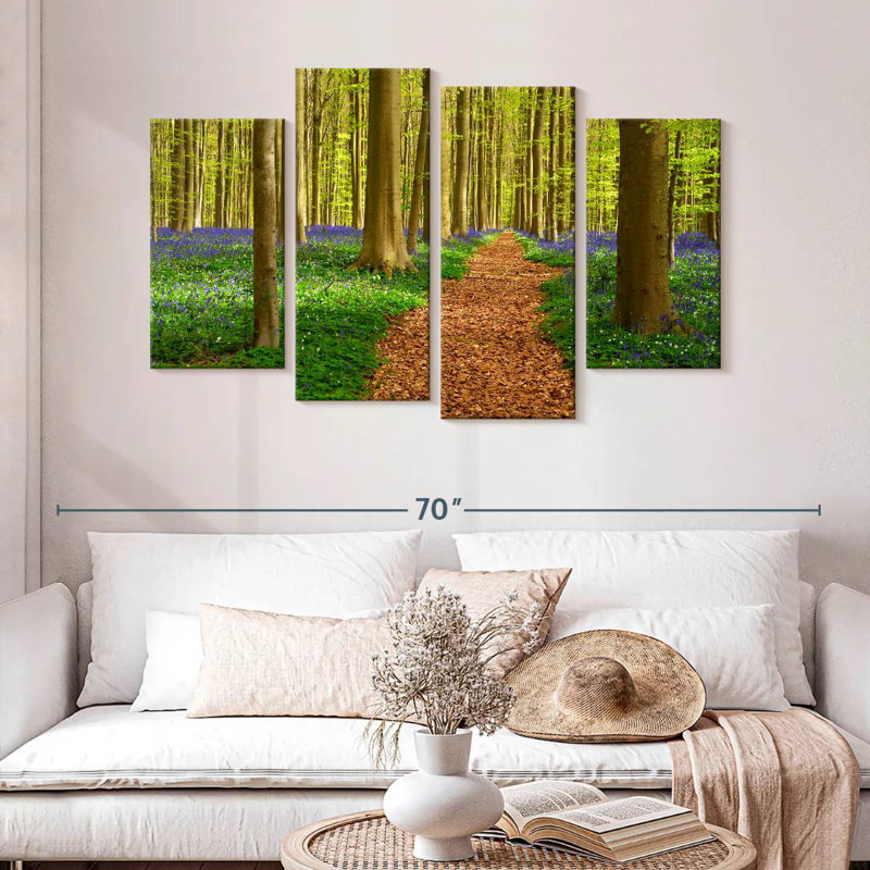 Alvord Hallerbos Beech Path, 32" H x 52" W