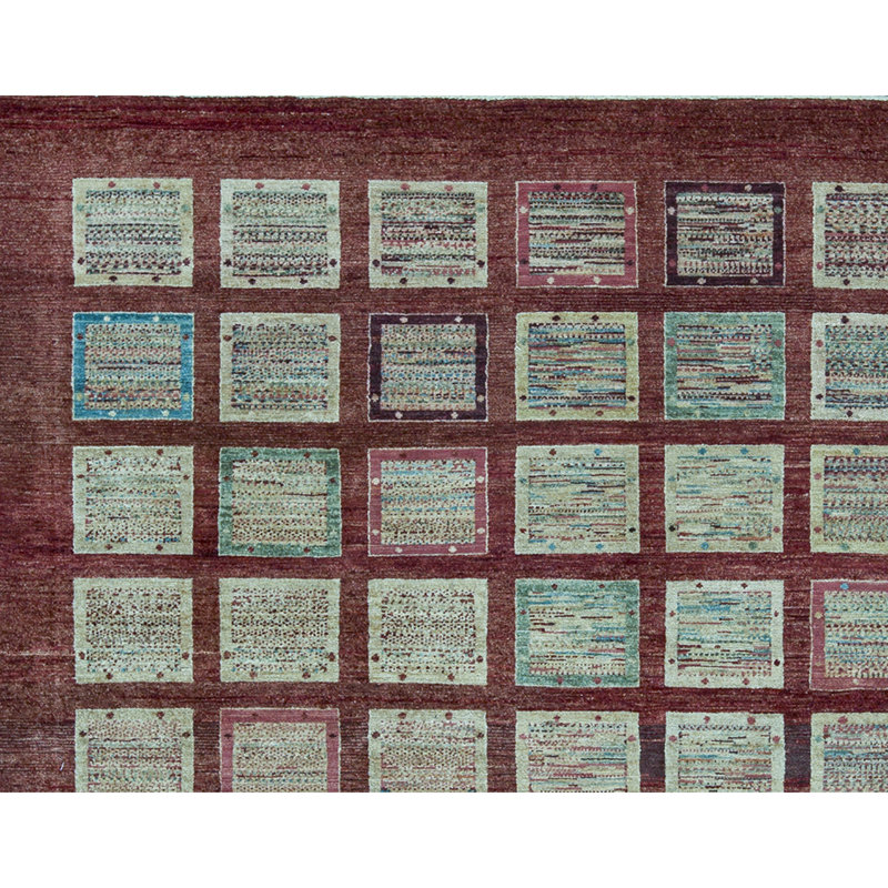Pakistan Gabeh Wool Patchwork Area Rug