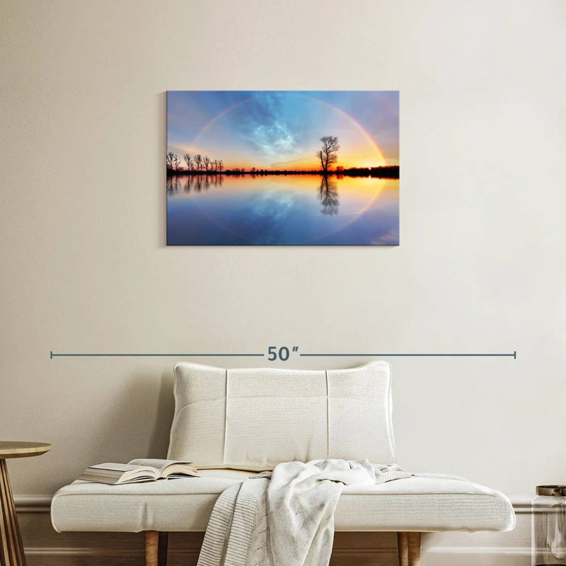 Kerrick Sunset Rainbow Reflection, 20" H x 30" W