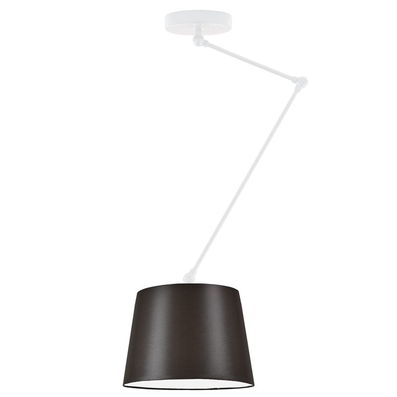 Paun 1 - Light Novelty Chandelier, Matte White, Brown