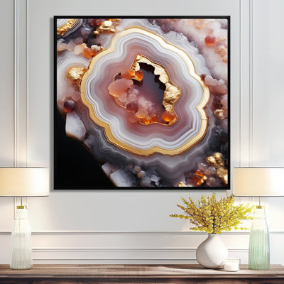 Opulent Agate Dreams Glam - Art mural marbré