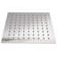 Pomme de douche à pluie carrée mince 12 po 12 po avec bras mural à 90 degrés et bride IPS de 1/2 po IPS x 10 po-105842156