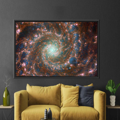 «James Webb Space Telescope Galaxy», art bohémien, paysage, affiche sur toile