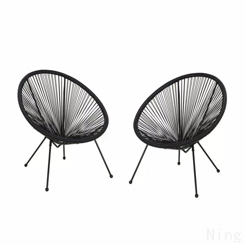 Chaise (ensemble de 2) - Noir, Black
