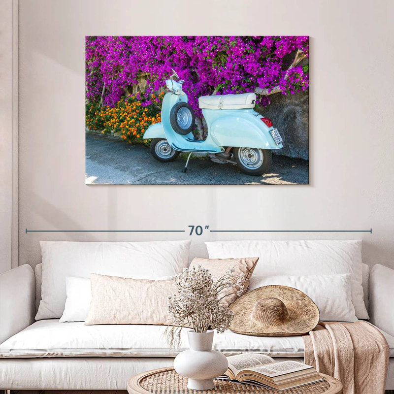 Mehar Classic Vespa Italie, H 30 po x l 45 po