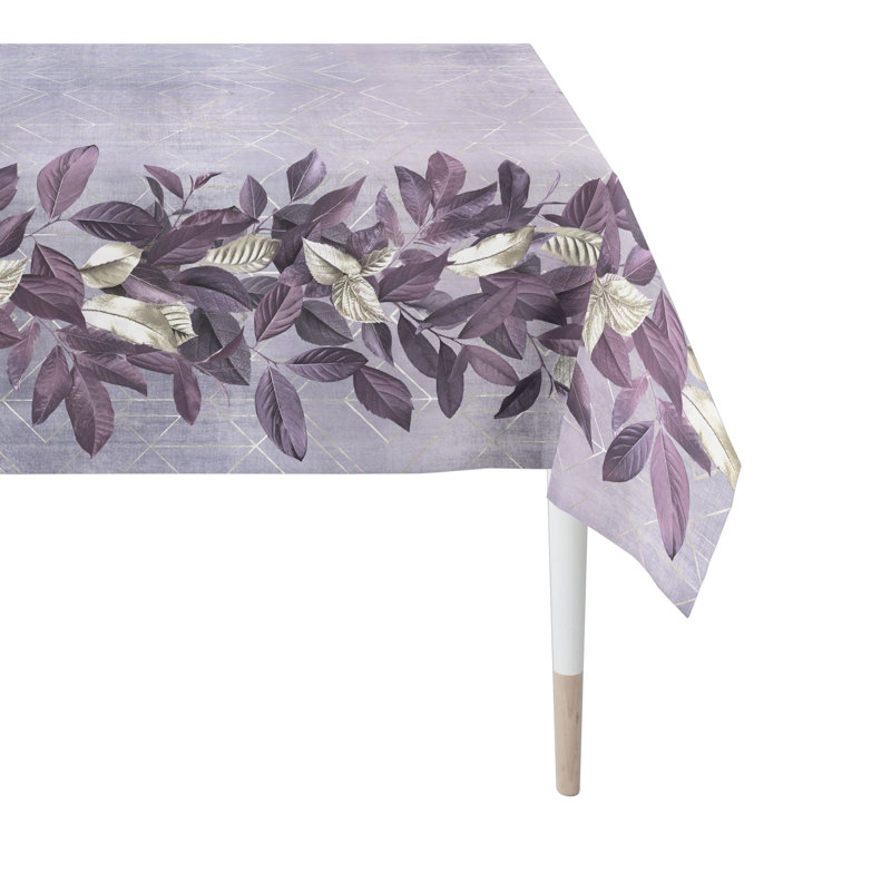1608 Rectangular tablecloth, Mauve