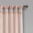 Burlap Knotted Tab Top Semi Sheer Curtain Pair-1336168822-1336168816