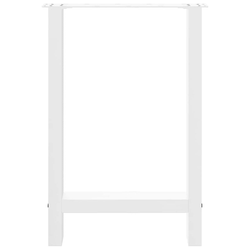 Seaira Coffee Table Legs Steel, 73cm H x 60cm W x 60cm D, White
