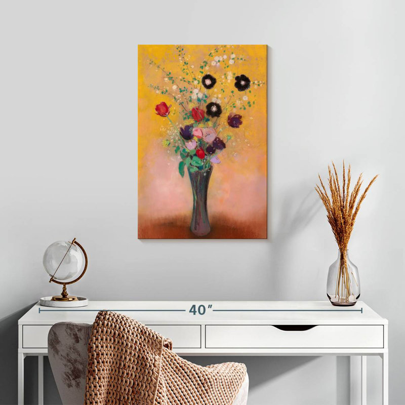 Vase de fleurs Harnek 1916, H 24 po x l 16 po