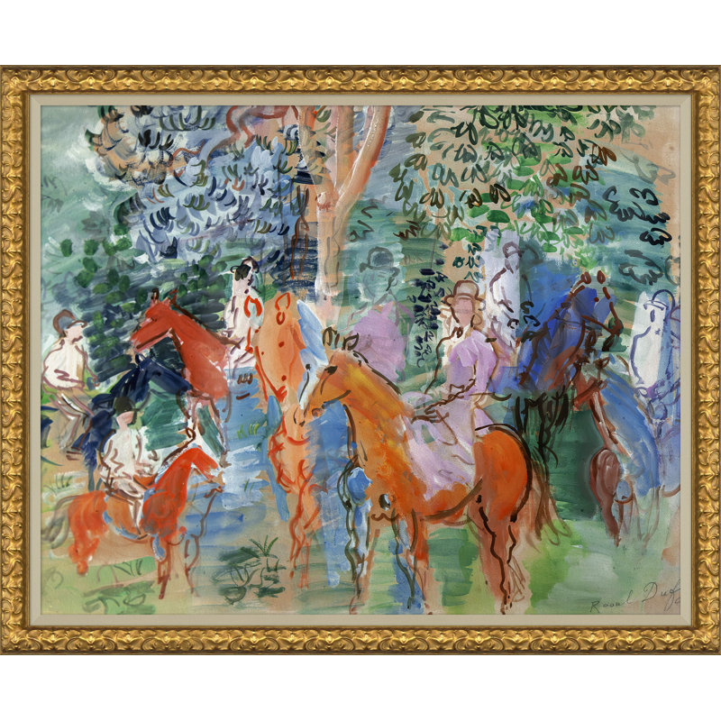 La Famille Kessler a Cheval, Raoul Dufy