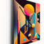 Graphic Retro Compositions III - Horloge murale géométrique moderne surdimensionnée-98961850