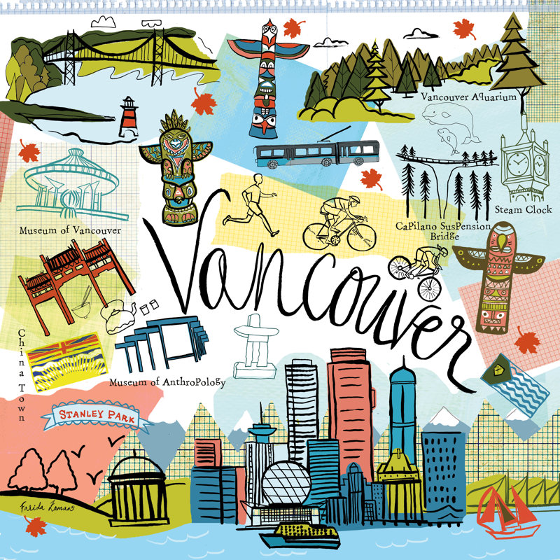 «Global Travel V», impression sur toile tendue, H 36 po x l 36 po, Non, Imprimé avec cadre noir