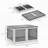 Stackable Collapsible Storage Bins with Lids and Wheels