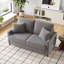 Balaton Vegan 2 Seater Upholstery Sofa with Pillows-1585026679-1593231683