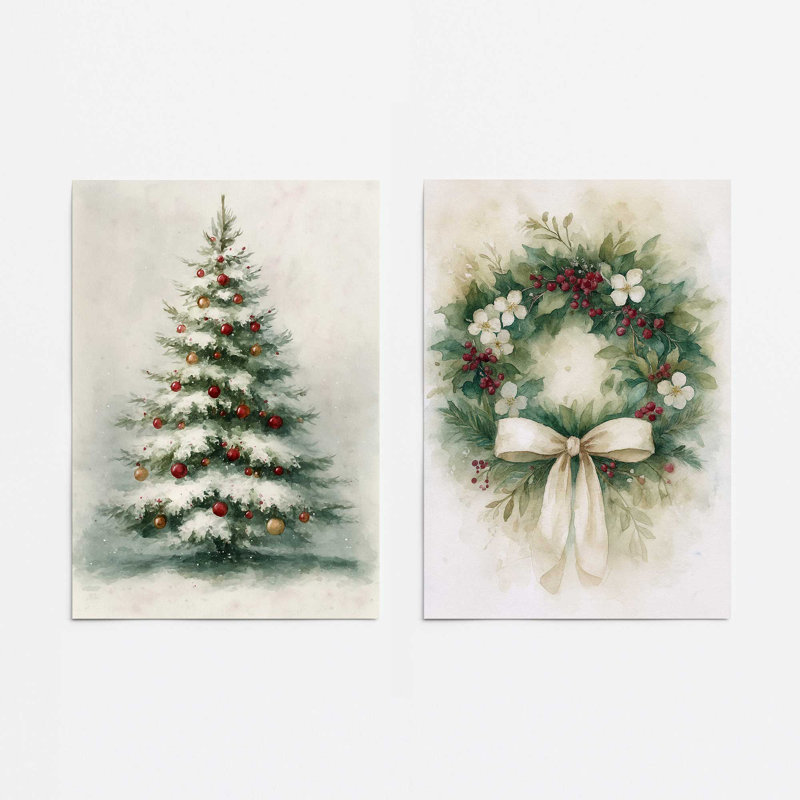 Evergreen Elegance, reproduction d'art, H 16 po x l 24 po