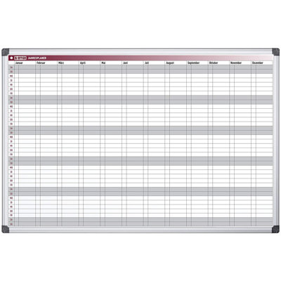 Maya Wall Mounted Magnetic Whiteboard 72cm H x 96cm W