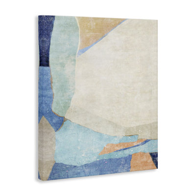 Geometric Rustic Shapes  Canvas Wall Art by Suzanne Nicoll