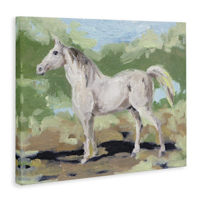 A Quiet Gallop Horse Canvas Wall Art, design by Melissa Wang