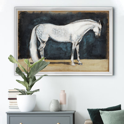 «Équitation études V», impression sur toile encadrée