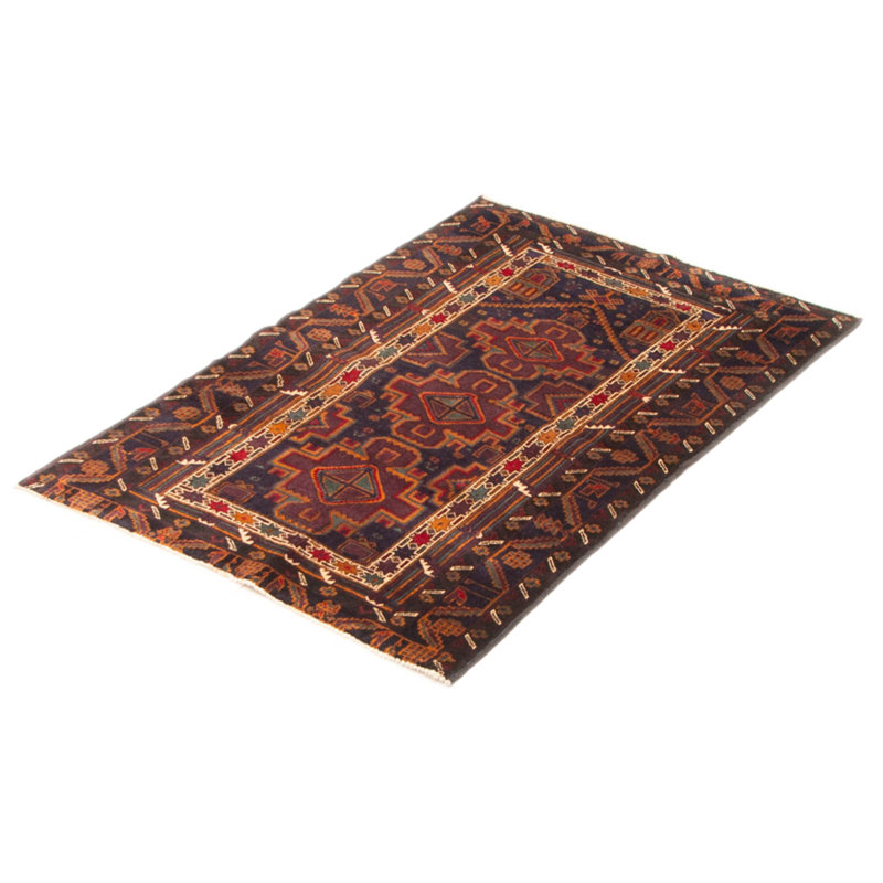 Teimani Navy Rug 2'11" x 4'6"