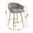 Celie 26" Velvet Upholstered Bar Stools-1461799062