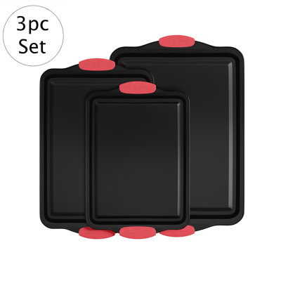 Classic Cuisine 3 Piece Non-Stick Baking Pan Set