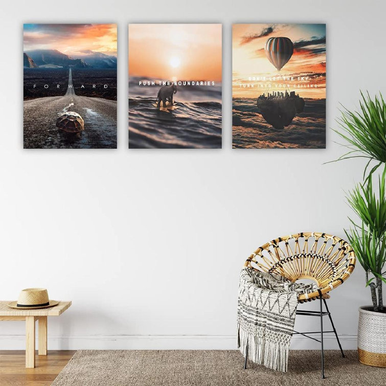 Trinx On Canvas 3 Pieces Print - Wayfair Canada