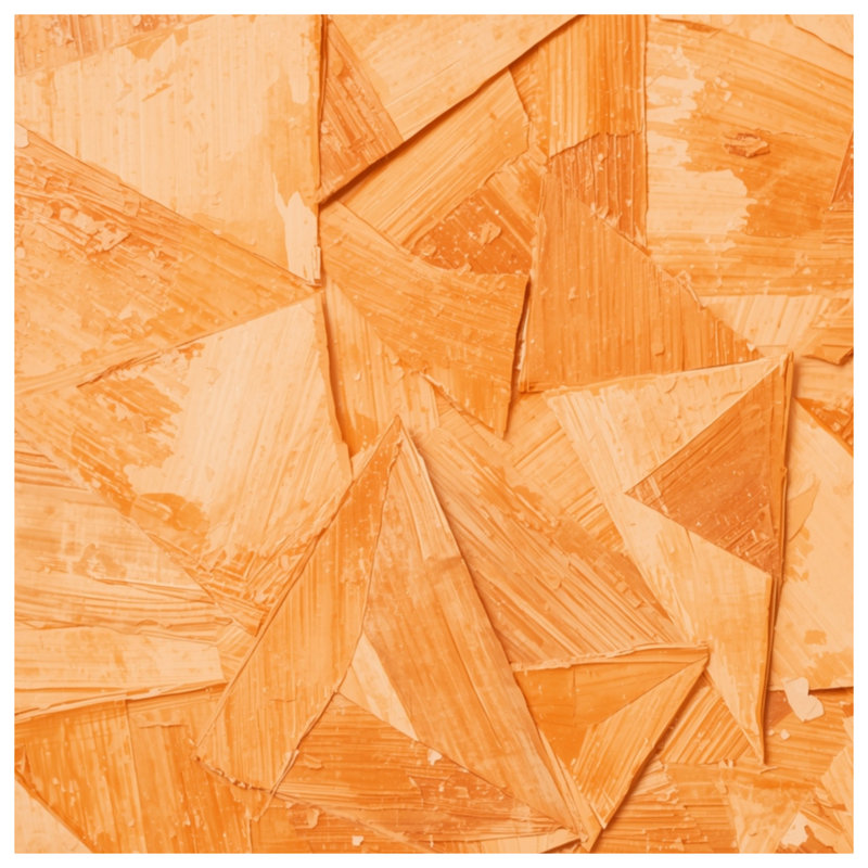 Orange Geometric Abstract Blankets, 60in W x 80in H