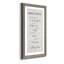 Family Kitchen Recipe - Art textuel sur toile encadré-1160426118