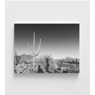 Desert Sentinel - Photographie de paysage en noir et blanc