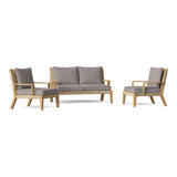 Hadley Outdoor 3 - Piece Conversation Set