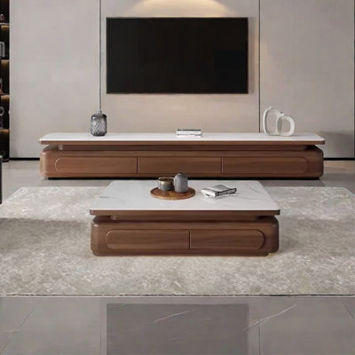 Ensemble de table de salon simple et moderne