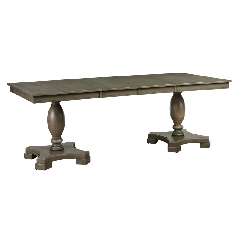 Huennefeld Extendable Rectangular with Solid Wood Base Dining Table