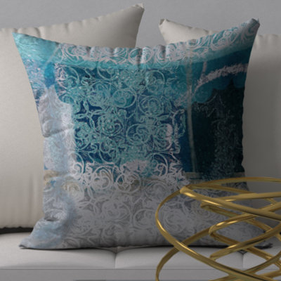 Abstract Throw Pillow