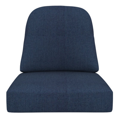  Coussin de siège Sunbrella 22 po x 24 po x 5 po à assise profonde pour l'extérieur, coussin de chaise de patio en mousse haute densité avec housse Sunbrella hydrofuge et résistante aux rayons UV, coussin de siège et de dossier écologique