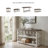 Darlicia 45.5'' Solid Wood Top Console Table