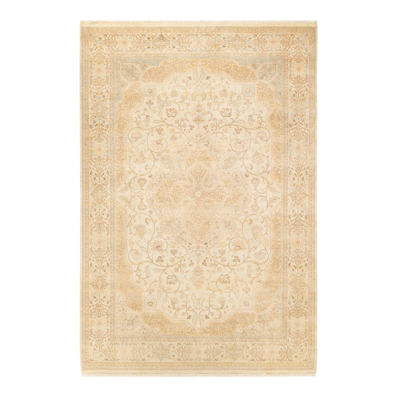Classic One-of-a-Kind 6' 3" X 9' 2" Hand Knotted Area Rug