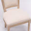 Chaise en tissu massif avec structure en bois massif