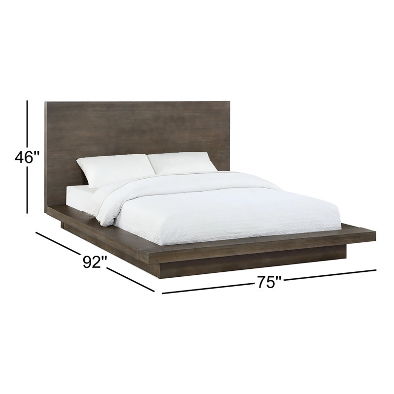 Brooks Solid Wood Platform Bed, Queen