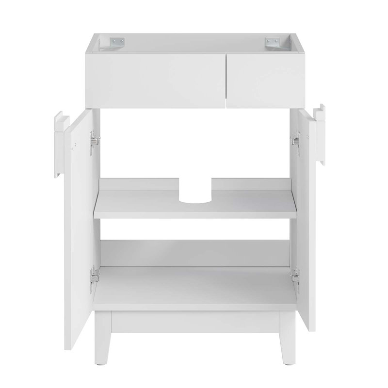 Miles 23'' Single Bathroom Vanity Base Only, White
